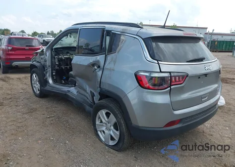 2022 Jeep Compass Latitude Fwd from USA, damaged, VIN 3C4NJCBBXNT106596